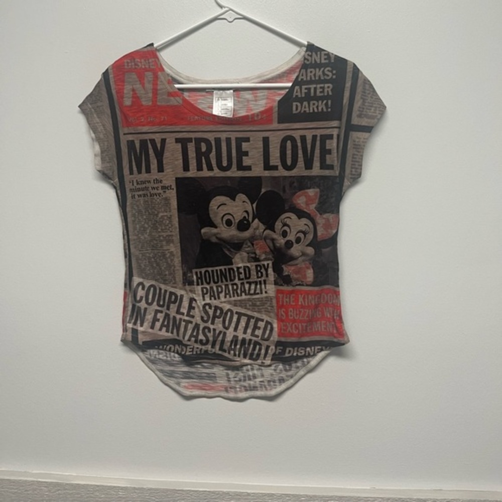 Disney Parks XS Printed Top